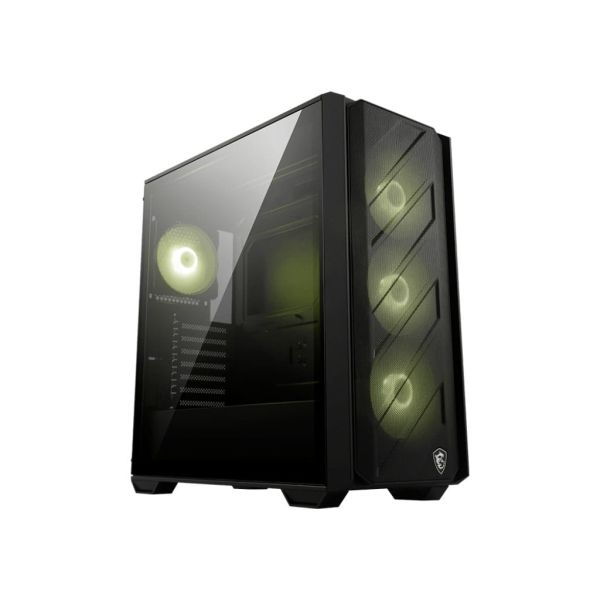 MSI MAG FORGE 330R AIRFLOW computerbehuizing Midi Tower Zwart, Transparant (MAG FORGE 330R AIRFLOW)