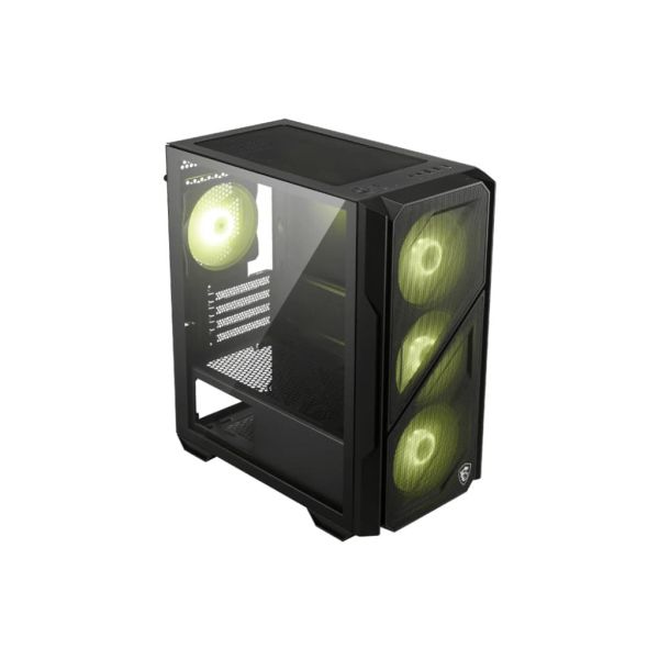 MSI MAG FORGE M110R AIRFLOW computerbehuizing Mini Tower Zwart (MAG FORGE M110R AIRFLOW) MSI MAG FORGE M110R AIRFLOW computerbehuizing Mini Tower Zwart (MAG FORGE M110R AIRFLOW)