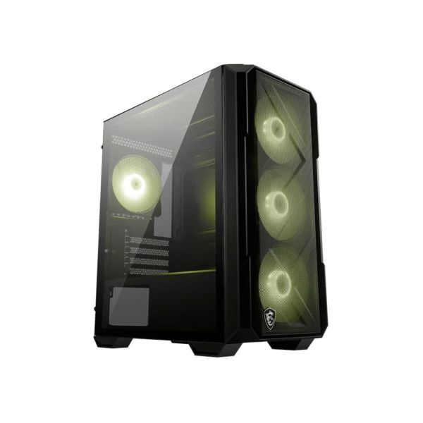 MSI MAG FORGE M120R AIRFLOW computerbehuizing Mini Tower Zwart, Transparant (MAG FORGE M120R AIRFLOW)