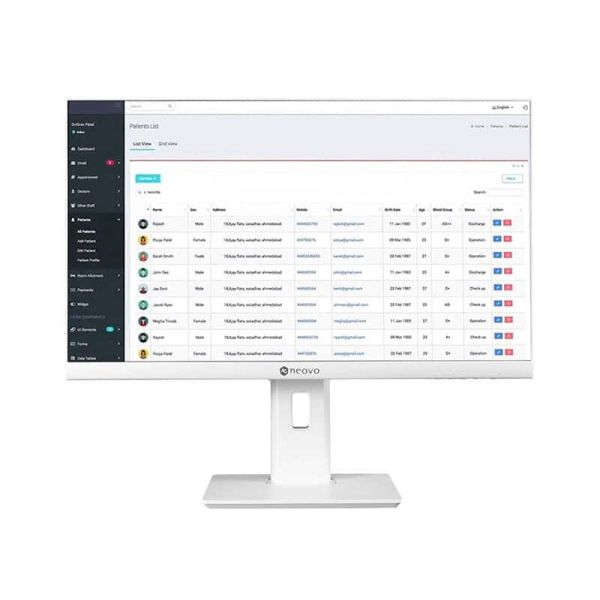 AG Neovo ME-2701 computer monitor 68,6 cm (27") 1920 x 1080 Pixels Full HD LCD Wit (ME-2701) AG Neovo ME-2701 computer monitor 68,6 cm (27") 1920 x 1080 Pixels Full HD LCD Wit (ME-2701)