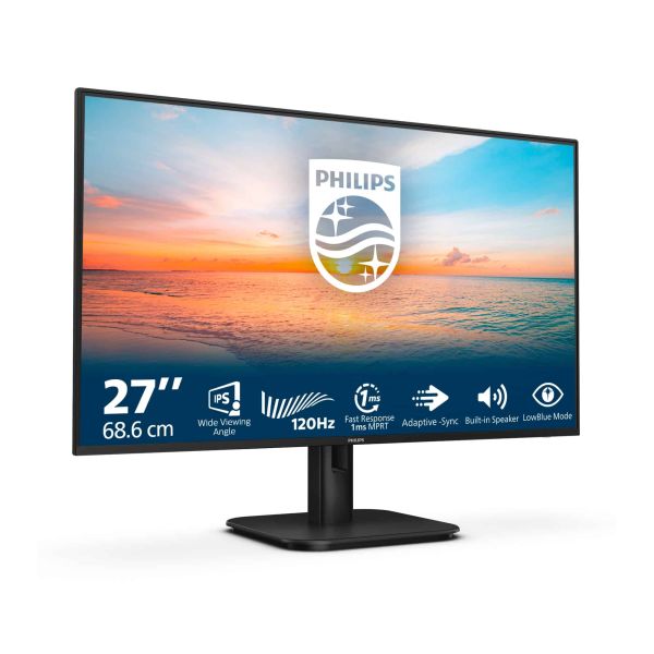 Philips 27E1N1200A/00 computer monitor 68,6 cm (27") 1920 x 1080 Pixels Full HD LCD Zwart (27E1N1200A) Philips 27E1N1200A/00 computer monitor 68,6 cm (27") 1920 x 1080 Pixels Full HD LCD Zwart (27E1N1200A)