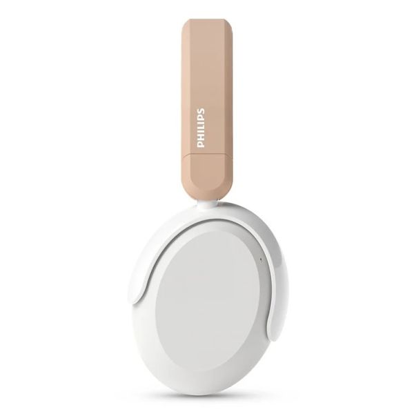 Philips 5000 series TAK5500AL/00 hoofdtelefoon/headset Bedraad en draadloos Hoofdband Oproepen/muziek Bluetooth Amber, Wit (4895229160354)