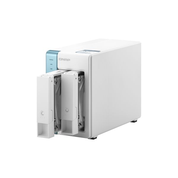 QNAP TS-231P3 NAS Tower Annapurna Labs Alpine AL-214 4 GB DDR3 0 TB QNAP QTS Turkoois, Wit (TS-231P3-4G) QNAP TS-231P3 NAS Tower Annapurna Labs Alpine AL-214 4 GB DDR3 0 TB QNAP QTS Turkoois, Wit (TS-231P3-4G)