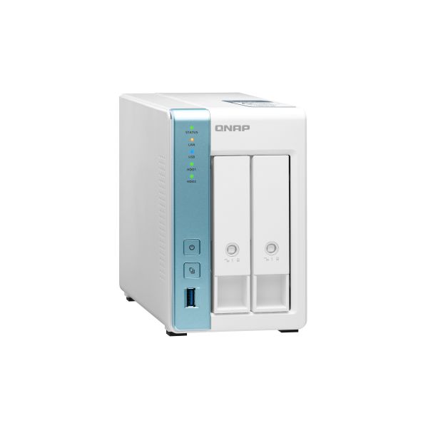 QNAP TS-231P3 NAS Tower Annapurna Labs Alpine AL-214 4 GB DDR3 0 TB QNAP QTS Turkoois, Wit (TS-231P3-4G) QNAP TS-231P3 NAS Tower Annapurna Labs Alpine AL-214 4 GB DDR3 0 TB QNAP QTS Turkoois, Wit (TS-231P3-4G)