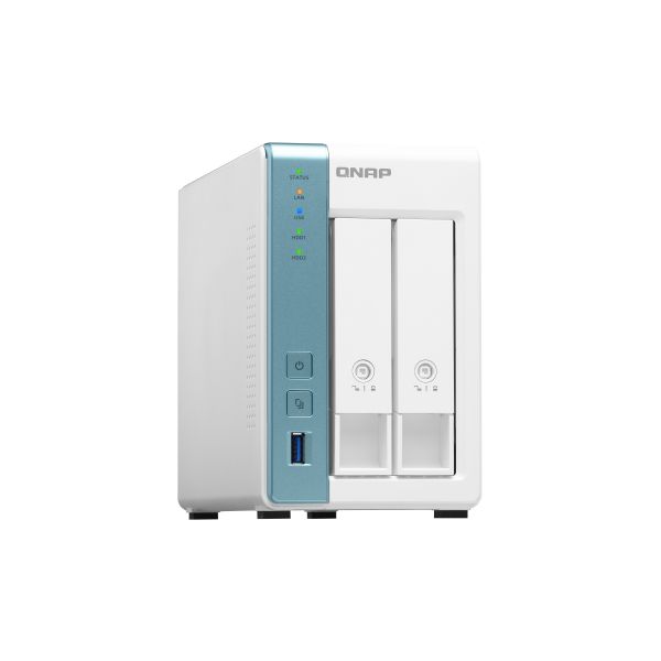QNAP TS-231P3 NAS Tower Annapurna Labs Alpine AL-214 4 GB DDR3 0 TB QNAP QTS Turkoois, Wit (TS-231P3-4G) QNAP TS-231P3 NAS Tower Annapurna Labs Alpine AL-214 4 GB DDR3 0 TB QNAP QTS Turkoois, Wit (TS-231P3-4G)