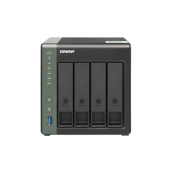 QNAP TS-431KX-2G data-opslag-server NAS Tower Annapurna Labs Alpine AL-214 2 GB DDR3 0 TB QNAP Turbo System Zwart (TS-431KX-2G)