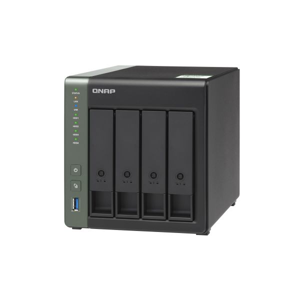 QNAP TS-431KX-2G data-opslag-server NAS Tower Annapurna Labs Alpine AL-214 2 GB DDR3 0 TB QNAP Turbo System Zwart (TS-431KX-2G)