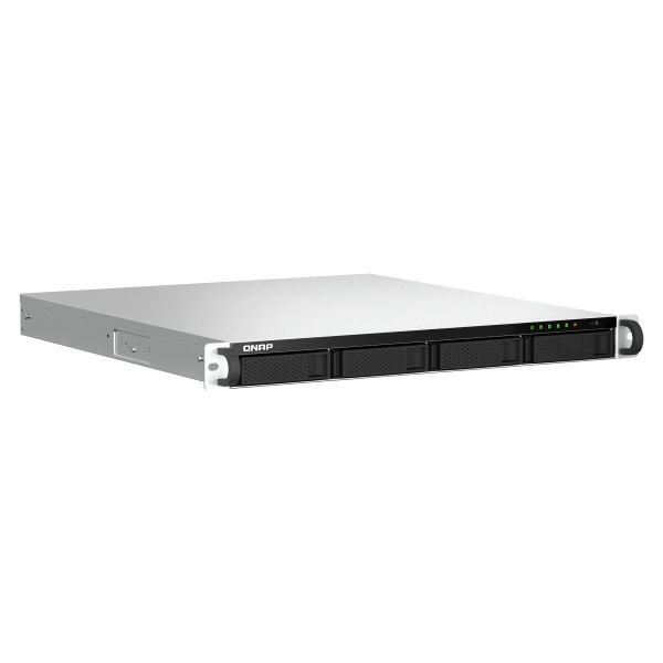 QNAP TS-464U-RP NAS Rack (1U) Intel® Celeron® N5095 4 GB DDR4 0 TB QNAP Turbo System Aluminium, Zwart (TS-464U-RP-4G) QNAP TS-464U-RP NAS Rack (1U) Intel® Celeron® N5095 4 GB DDR4 0 TB QNAP Turbo System Aluminium, Zwart (TS-464U-RP-4G)