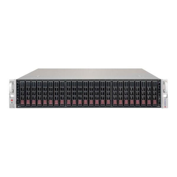 Super Micro Supermicro SuperChassis 216BE1C-R741JBOD 2U 24 Bay JBOD SFF SAS 12Gb/s Storage Chassis | 24x 2.5 SAS/SATA Front Load (216BE1C-R741JBOD-REF)