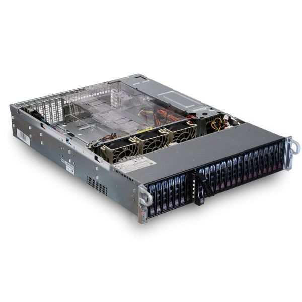 Supermicro SC216B CSE-216BE1C-R609JBOD 24-Bay 2.5" SAS/SATA JBOD 2U (CSE-216BE1C-REF)
