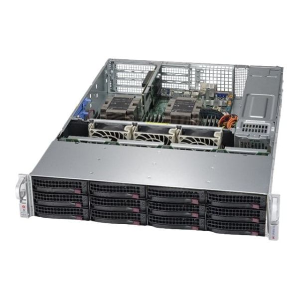 Super Micro Supermicro CSE-826BAC4-R920WB computer case Rack Black 920 W (CSE-826BAC4-R920WB)
