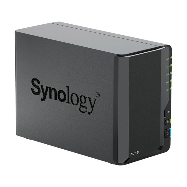 Synology DiskStation DS224+ 2 Einschübe NAS-Server Leergehäuse + 2x Synology Plus 3.5 SATA HDD Festplatte 6TB (12TB) (DS224+ & HAT3300-6T)