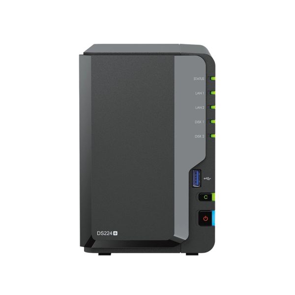 Synology DiskStation DS224+ NAS met 2x WD Red 6TB HDD (12TB) (DS224+ & WD60EFPX)