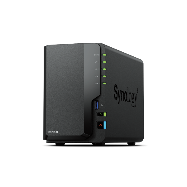 Synology DiskStation DS225+ NAS 8TB (2x 4TB WD Red Plus) (DS225+ & WD40EFZZ)