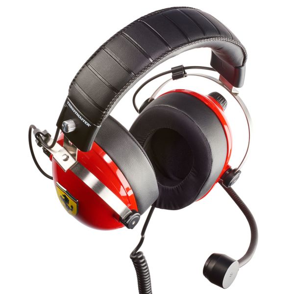 Thrustmaster New! T.Racing Scuderia Ferrari Edition Headset Bedraad Hoofdband Gamen Zwart, Rood (4060105) Thrustmaster New! T.Racing Scuderia Ferrari Edition Headset Bedraad Hoofdband Gamen Zwart, Rood (4060105)