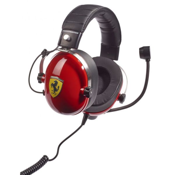 Thrustmaster New! T.Racing Scuderia Ferrari Edition Headset Bedraad Hoofdband Gamen Zwart, Rood (4060105) Thrustmaster New! T.Racing Scuderia Ferrari Edition Headset Bedraad Hoofdband Gamen Zwart, Rood (4060105)