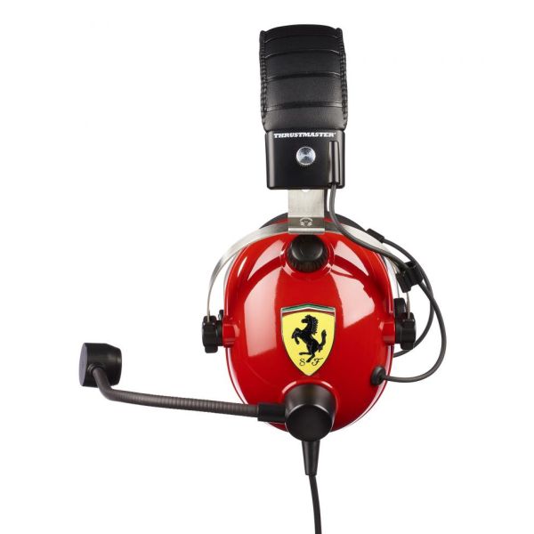 Thrustmaster New! T.Racing Scuderia Ferrari Edition Headset Bedraad Hoofdband Gamen Zwart, Rood (4060105) Thrustmaster New! T.Racing Scuderia Ferrari Edition Headset Bedraad Hoofdband Gamen Zwart, Rood (4060105)