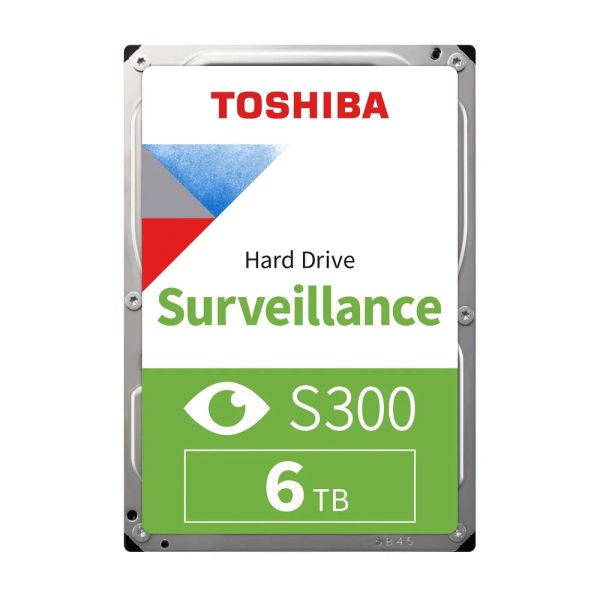 Toshiba S300 6TB Interne Harde Schijf 256MB 5400rpm SATA600 Bulk (HDETV13ZSA51F)
