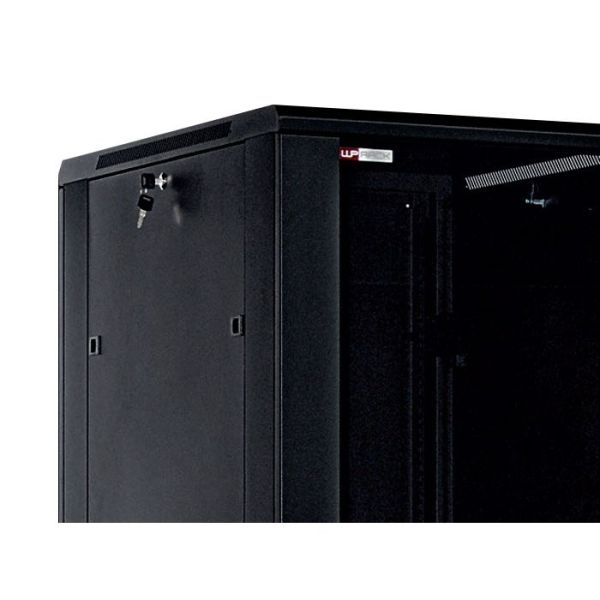 WP Rack Netwerk kast, 22 HE, 80 cm breed, 112 cm hoog, 80 cm diep. (WPN-RNA-22808-B)