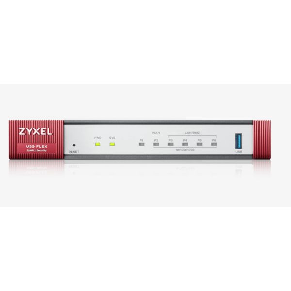 Zyxel USG Flex 100 firewall (hardware) 0,9 Gbit/s (USGFLEX100-EU0111F)