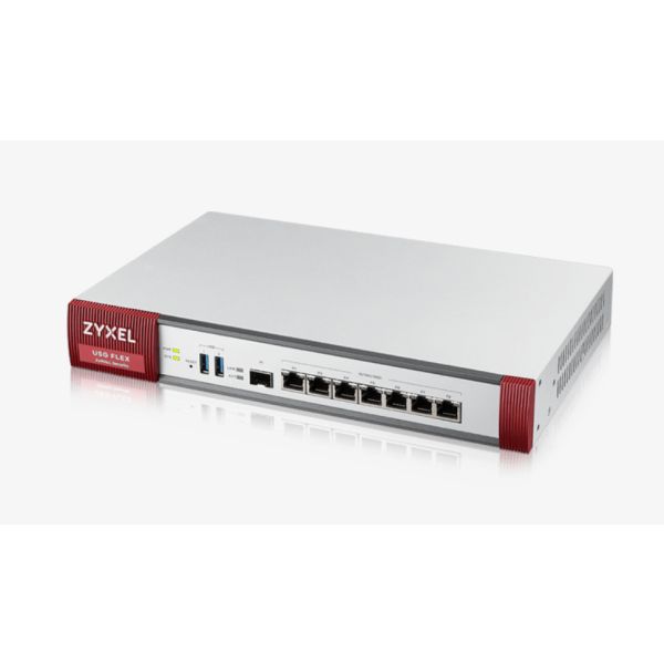 Zyxel USG Flex 500 firewall (hardware) 1U 2,3 Gbit/s (USGFLEX500-EU0102F) Zyxel USG Flex 500 firewall (hardware) 1U 2,3 Gbit/s (USGFLEX500-EU0102F)