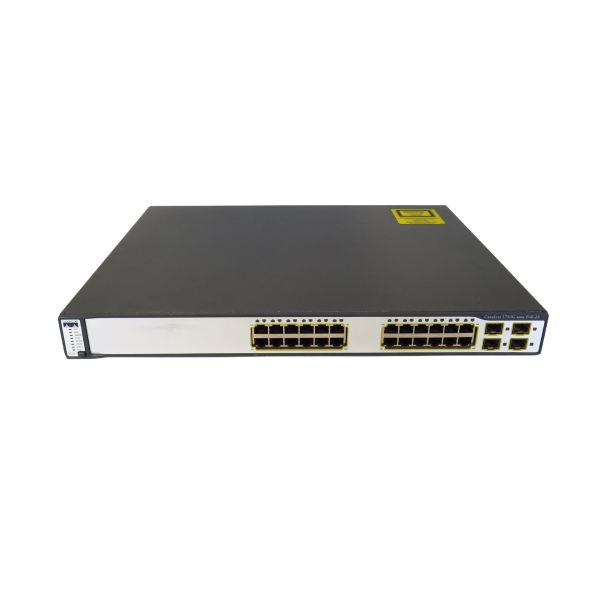 Cisco Catalyst 3750G-24PS-S 24-poorts Gigabit Switch Refurbished (WS-C3750G-24PS-S-RFB)
