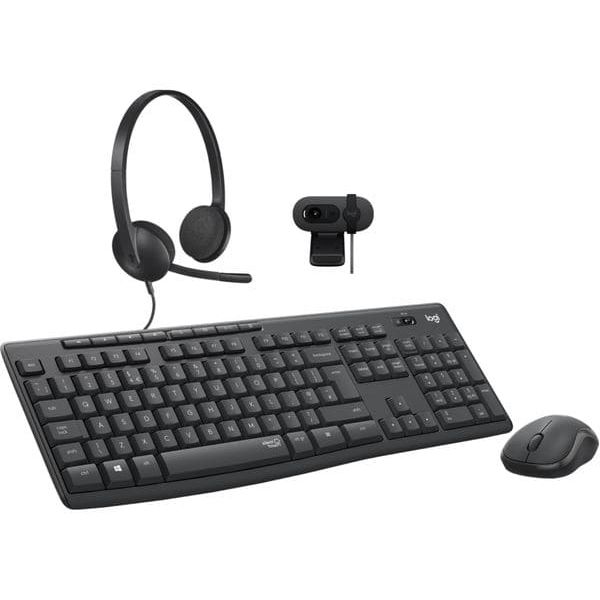 Logitech MK295/BRIO100/H340 MK295 Silent Wireless Combo - GRAPHITE/BLACK - EMEA28i-935 (991-000573)