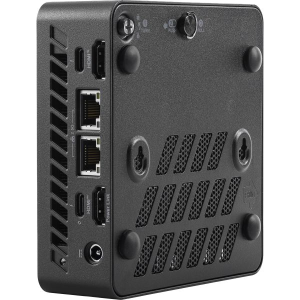 MSI Cubi NUC AI+ 3MG-003BEU USFF Zwart 386H Intel SoC FCBGA2540 4,9 GHz Ingebouwde luidsprekers (936-B21111-003)