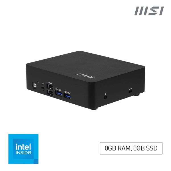MSI Cubi NUC TWG N250 BB USFF Zwart Intel SoC BGA 1264 3,8 GHz (936-B21211-002)
