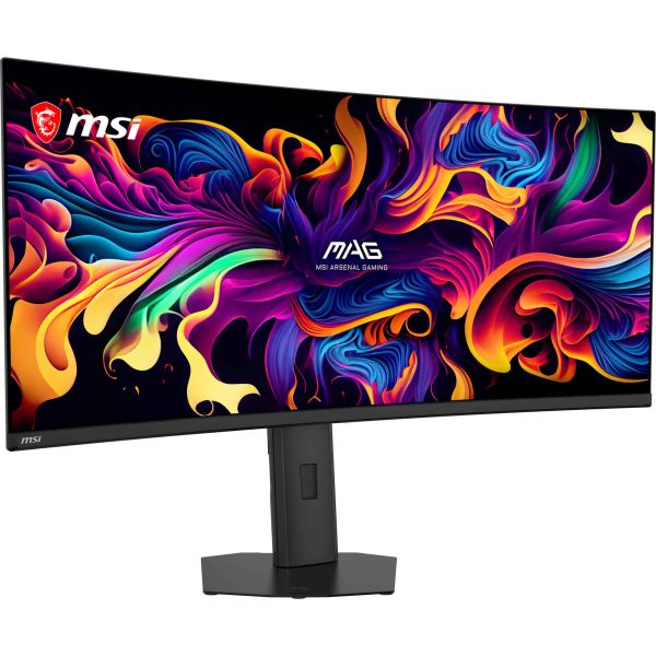 MSI MAG 341CQP QD-OLED X28 computer monitor 86,4 cm (34") 3440 x 1440 Pixels UltraWide Quad HD Zwart (9S6-3DE39T-001) MSI MAG 341CQP QD-OLED X28 computer monitor 86,4 cm (34") 3440 x 1440 Pixels UltraWide Quad HD Zwart (9S6-3DE39T-001)