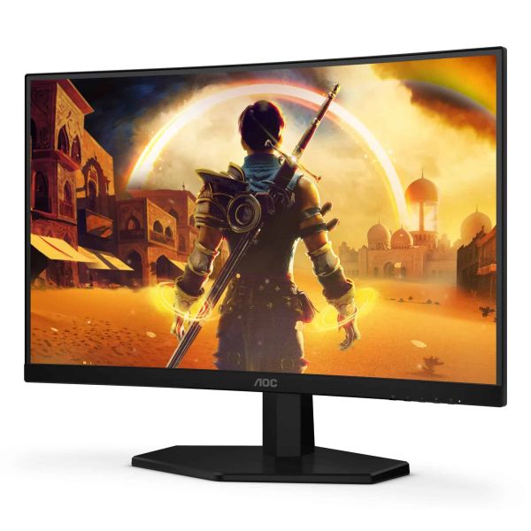 AOC G4 23.6" VA FHD 180Hz computer monitor 59,9 cm (23.6") 1920 x 1080 Pixels Full HD LCD Zwart, Rood (C24G42FE) AOC G4 23.6" VA FHD 180Hz computer monitor 59,9 cm (23.6") 1920 x 1080 Pixels Full HD LCD Zwart, Rood