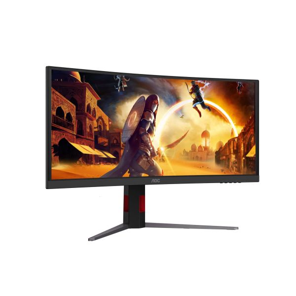 AOC G4 CU34G4CA computer monitor 86,4 cm (34") 3440 x 1440 Pixels Zwart, Rood (CU34G4CA) AOC G4 CU34G4CA computer monitor 86,4 cm (34") 3440 x 1440 Pixels Zwart, Rood