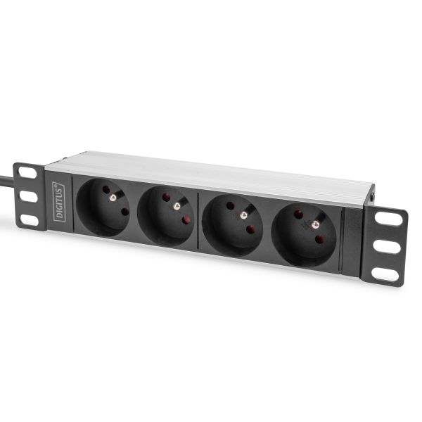 Digitus DN-95418-S 4-voudig PDU 1HE met Aluminiumprofiel (DN-95418-S)