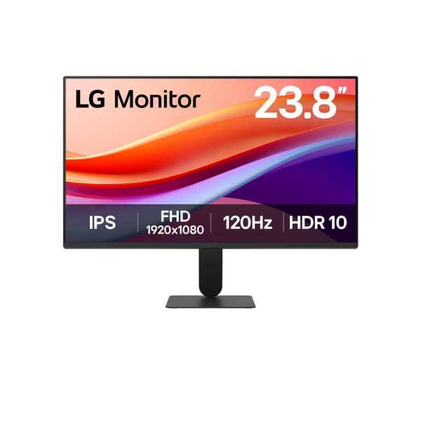 LG 24in Ips 1920x1080 1000:1 5ms 120hz Lcd Monitor - Black (24U411A)