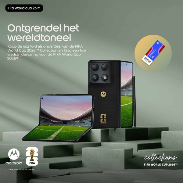 Motorola razr fold 20,6 cm (8.09") Dual SIM Android 16.0 5G USB Type-C 16 GB 512 GB 6000 mAh Zwart (PBAX0036SE)