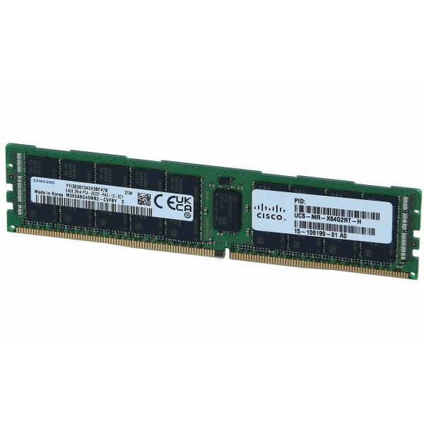 Cisco 64GB DDR4-2933MHz RDIMM 2Rx4 PC4 (UCS-MR-X64G2RT-H-T2)
