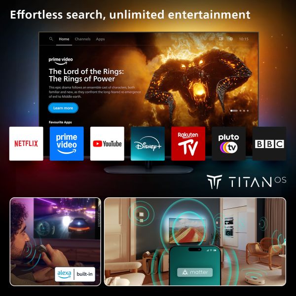 Philips 43PUS8500/12 tv 109,2 cm (43") 4K Ultra HD Smart TV Wifi Zwart
