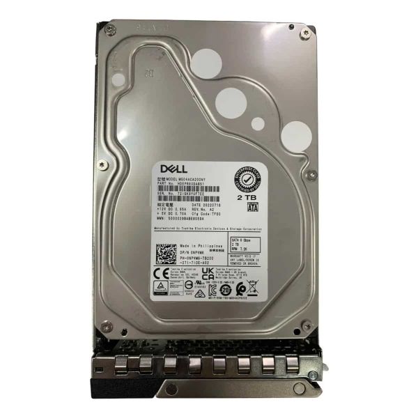 Dell HD, 2 TB, 512b, SATA3, 7.2K (T52KP-RFB)