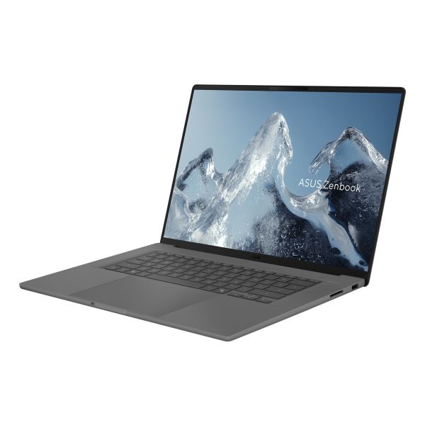 ASUS Zenbook A16 UX3607QA-SH134W Copilot+ PC Snapdragon X1-26-100 Laptop 40,6 cm (16") WUXGA 16 GB LPDDR5x-SDRAM 512 GB SSD Wi-Fi 6E (802.11ax) Windows 11 Home Grijs QWERTY Nederlands (90NB18L5-M00680)