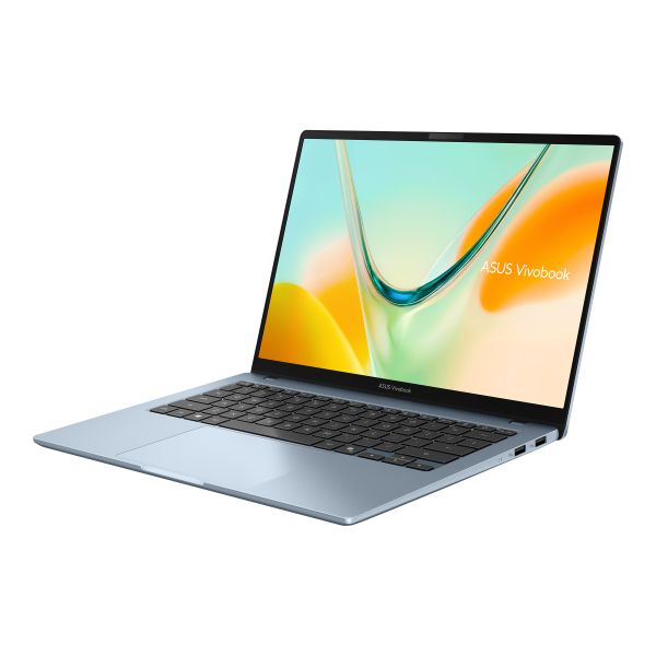 ASUS Vivobook S14 S5408QA-TM341W Copilot+ PC Snapdragon X1-26-101 Laptop 35,6 cm (14") WUXGA 8 GB LPDDR5x-SDRAM 256 GB SSD Wi-Fi 6E (802.11ax) Windows 11 Home Blauw QWERTY Nederlands (90NB19B1-M00ST0)