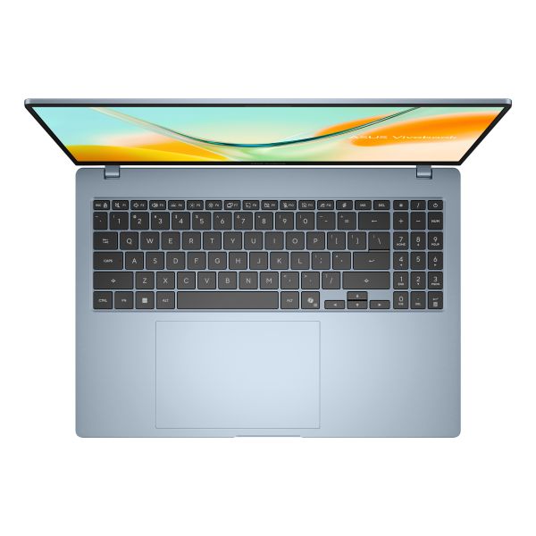 ASUS Vivobook S16 S5608QA-MB367W Copilot+ PC Snapdragon Laptop 40,6 cm (16") WUXGA 8 GB LPDDR5x-SDRAM 256 GB SSD Wi-Fi 6E (802.11ax) Windows 11 Home Blauw QWERTY Nederlands (90NB19C3-M00RW0)