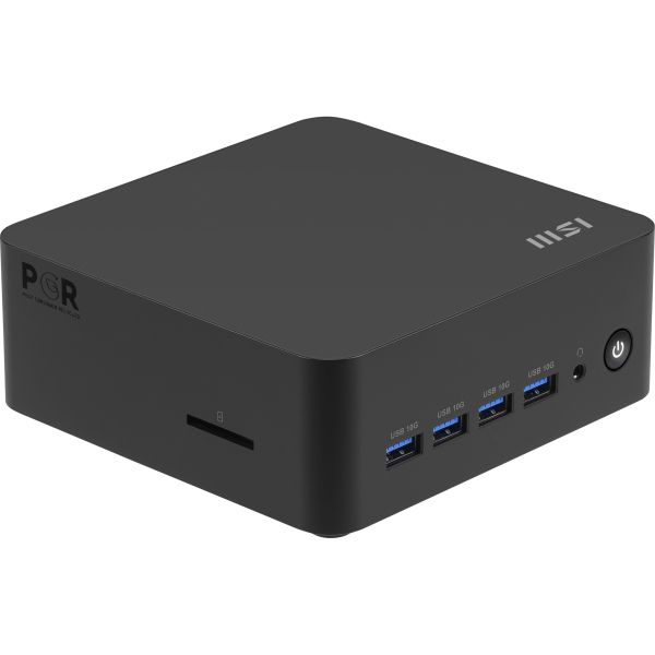 MSI Cubi AI 8M-008BEU USFF Zwart 8645HS AMD SoC 5 GHz Ingebouwde luidsprekers (936-B03221-008) MSI Cubi AI 8M-008BEU USFF Zwart 8645HS AMD SoC 5 GHz Ingebouwde luidsprekers (936-B03221-008)