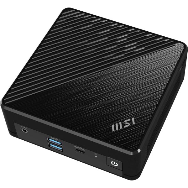 MSI Cubi N ADL S-078EU Intel® N N100 4 GB DDR4-SDRAM 128 GB SSD Windows 11 Pro Mini PC Zwart (9S6-B0A921-097)