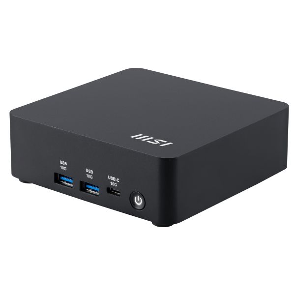 MSI Cubi NUC AI 1UMG-007EU Intel Core Ultra 5 125H 8 GB DDR5-SDRAM 512 GB SSD Windows 11 Home Mini PC Zwart (9S6-B20911-007)