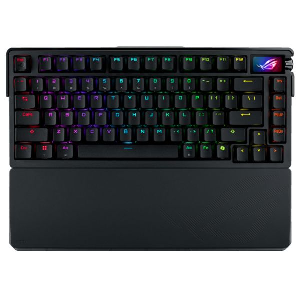 ASUS ROG Azoth Extreme toetsenbord Gamen USB + RF Wireless + Bluetooth QWERTY Engels Zwart (90MP03MA-BKUA01)