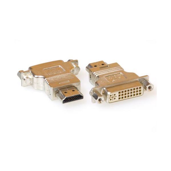 ACT Verloop adapter DVI-D female naar HDMI A male (AB3765) ACT Verloop adapter DVI-D female naar HDMI A male (AB3765)