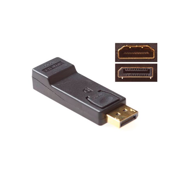ACT Verloop adapter DisplayPort male naar HDMI-A female (AB3985) ACT Verloop adapter DisplayPort male naar HDMI-A female (AB3985)