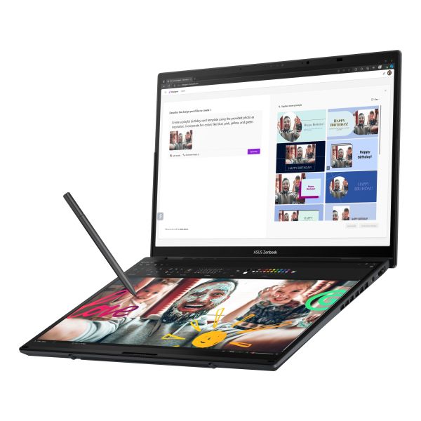 ASUS Zenbook Duo UX8406CA-QL442W Intel Core Ultra 7 255H Hybride (2-in-1) 35,6 cm (14") Touchscreen WUXGA 16 GB LPDDR5x-SDRAM 512 GB SSD Wi-Fi 7 (802.11be) Windows 11 Home Grijs QWERTY Nederlands (90NB14X1-M00TJ0) ASUS Zenbook Duo UX8406CA-QL442W Intel Core Ultra 7 255H Hybride (2-in-1) 35,6 cm (14") Touchscreen WUXGA 16 GB LPDDR5x-SDRAM 512 GB SSD Wi-Fi 7 (802.11be) Windows 11 Home Grijs QWERTY Nederlands