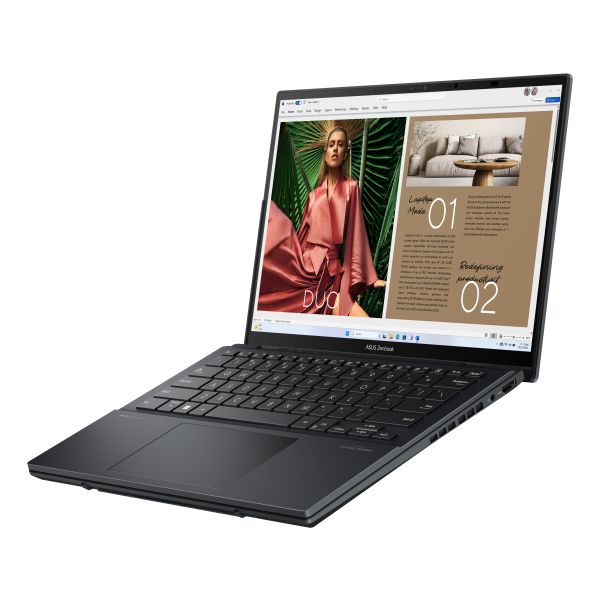 ASUS Zenbook Duo UX8406CA-QL442W Intel Core Ultra 7 255H Hybride (2-in-1) 35,6 cm (14") Touchscreen WUXGA 16 GB LPDDR5x-SDRAM 512 GB SSD Wi-Fi 7 (802.11be) Windows 11 Home Grijs QWERTY Nederlands (90NB14X1-M00TJ0) ASUS Zenbook Duo UX8406CA-QL442W Intel Core Ultra 7 255H Hybride (2-in-1) 35,6 cm (14") Touchscreen WUXGA 16 GB LPDDR5x-SDRAM 512 GB SSD Wi-Fi 7 (802.11be) Windows 11 Home Grijs QWERTY Nederlands