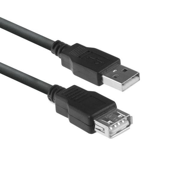 ACT AC3043 USB-kabel 3 m USB 2.0 USB A Zwart (AC3043)